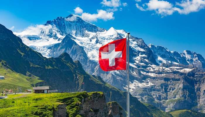 SWITZERLAND SWISS Car Window Flag 2 Pack FREE UK Delivery! 