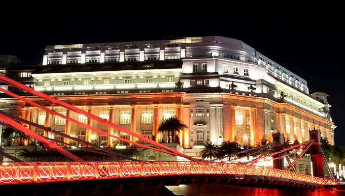 One of the best honeymoon hotel in Singapore, The Fullerton Bay HotelHotel
