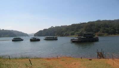 Boating in Thekkady, Kerala