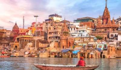 A view of Varanasi