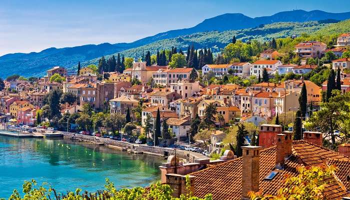 Scenery view of Opatija, one of the best honeymoon destinations in Europe