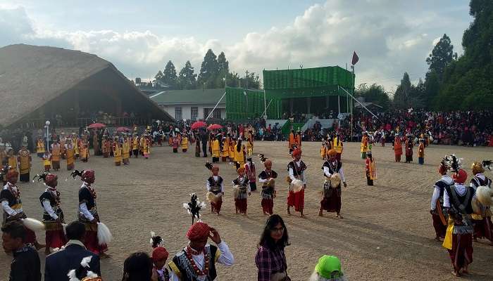 Ka Pomblang Nongkrem festival in Meghalaya