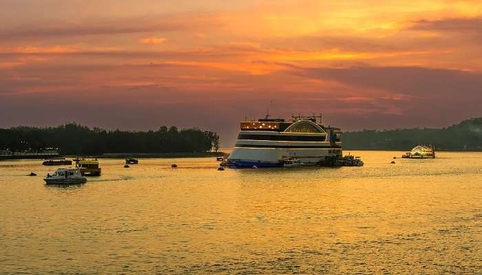 A delightful view of backwater Cruises in Goa