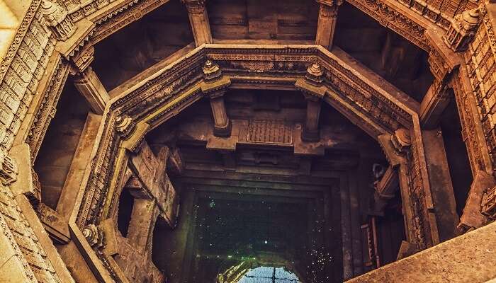Adlaj Stepwell for prewedding shoot