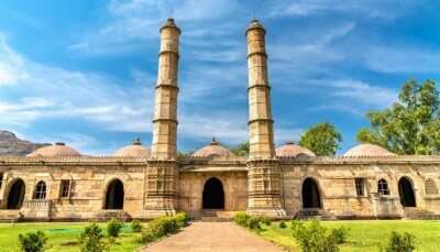 Perfect view of Champaner fort 