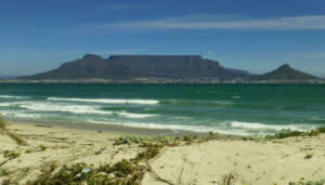 Table mountain in cape town