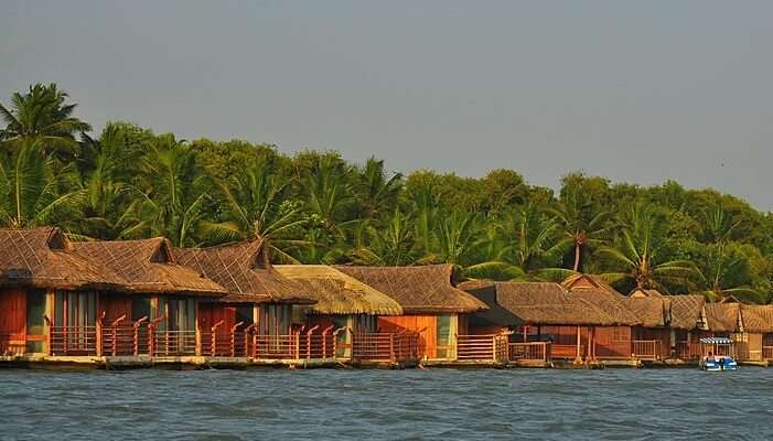 Floating Huts of Kerala