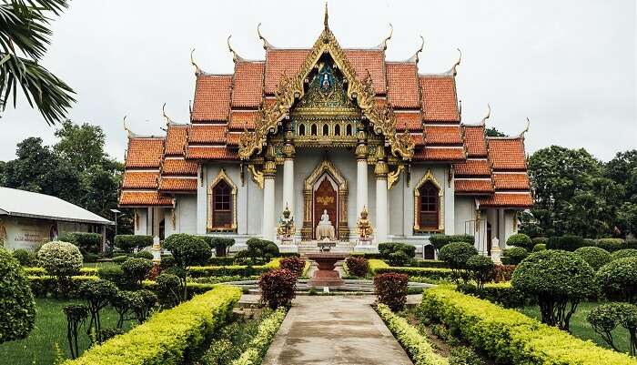 Front view of Thai Monastery