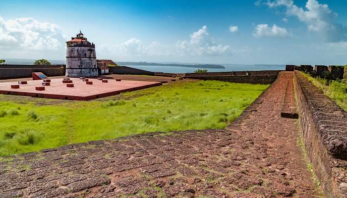 Aguada Fort, one of the best tourist places to visit in Goa