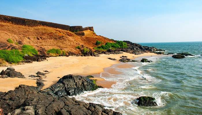 Beach side view at one of the best places to visit in Kerala