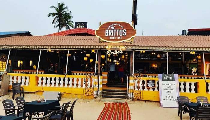 Britto’s, one of the best tourist places to visit in Goa