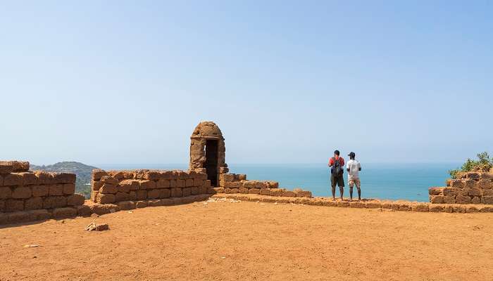 View from Chapora fort, one of the best places to visit in Goa