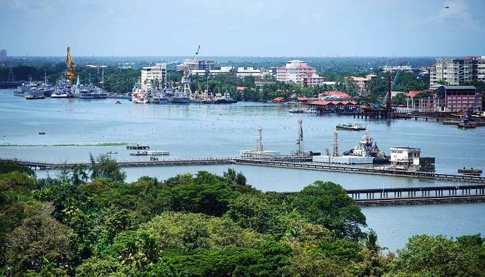 Ports of Kochi, one of the best places to visit in Kerala