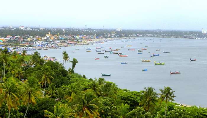 riverside view in Kollam, one of the best places to visit in Kerala