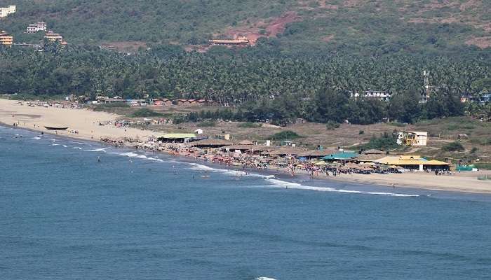 Morjim Beach, one of the places to visit in Goa