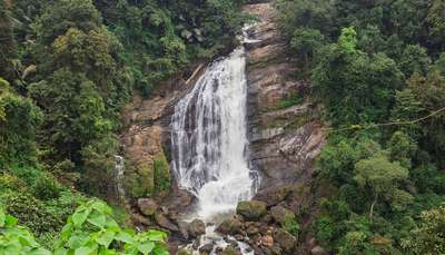 scenic Valara waterfall