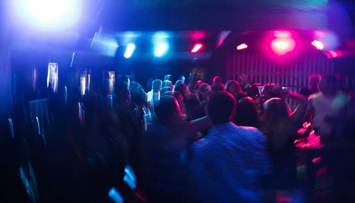 Silent Noise Club, a silent disco, is one of the places to visit in Goa.