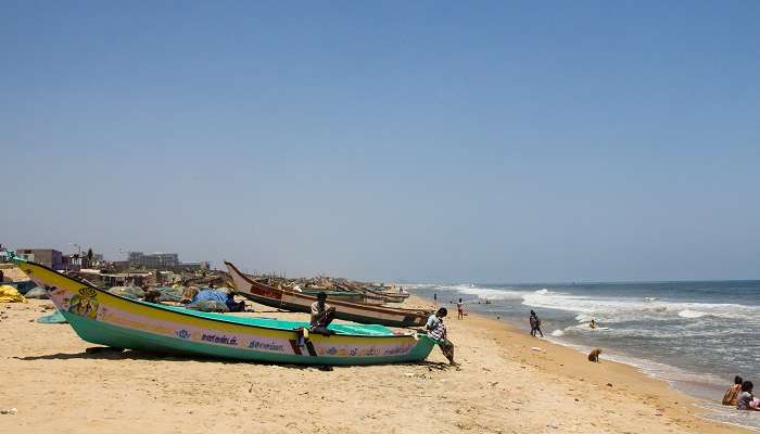 Elliot Beach is one of the best places to visit in Chennai