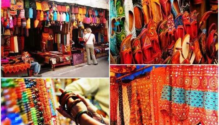 जयपुर का जोहारी बाजार मशहूर शॉपिंग हब में से एक है
