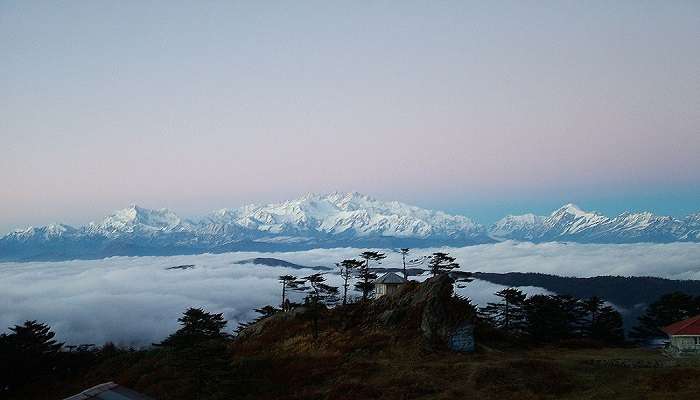 The view from the the Sandakphu  trek 