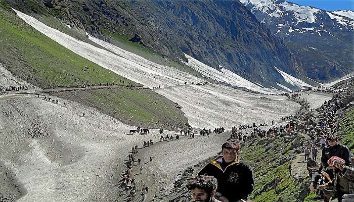 Amarnath, among the best places to visit in Kashmir.