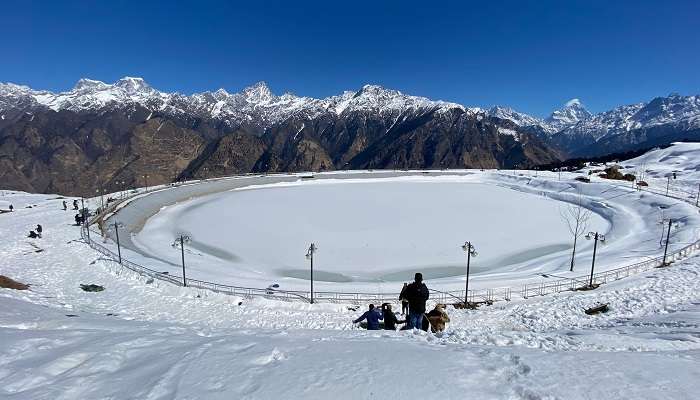A majestic view of Auli which is renowned as India’s premier ski resort destination