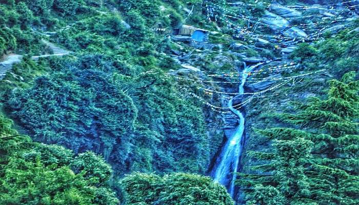 bhagsu falls is one of the best tourist places in Himachal pradesh 