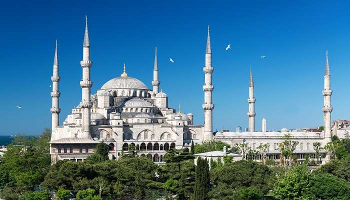 Blue Mosque is one of the most popular tourist destination in Turkey