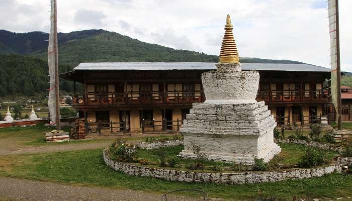 A blissful view of Kurjey Lhakhang, tourist places in Bhutan