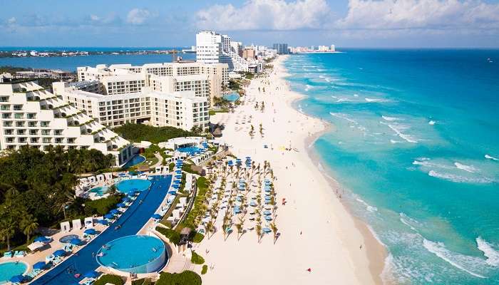 Cancun is packed with beachfront hotels, amazing restaurants, and hypnotic nightlife