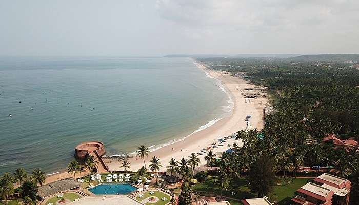 Candolim Beach is one of the famous beaches in Goa