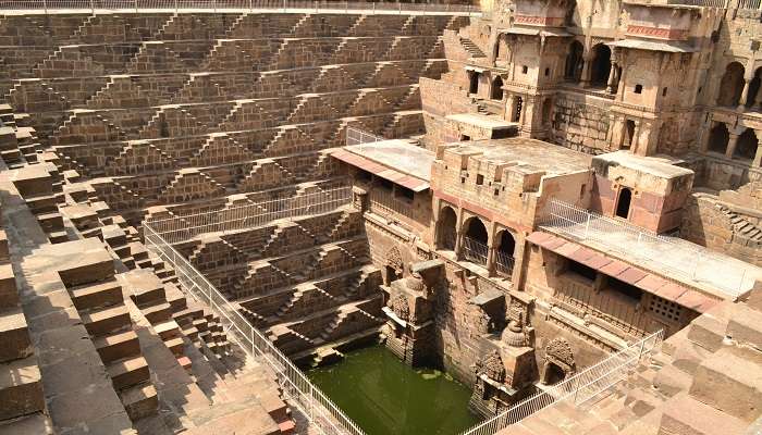 A blissful view of Chand Baori, one of the best places to visit in Rajasthan