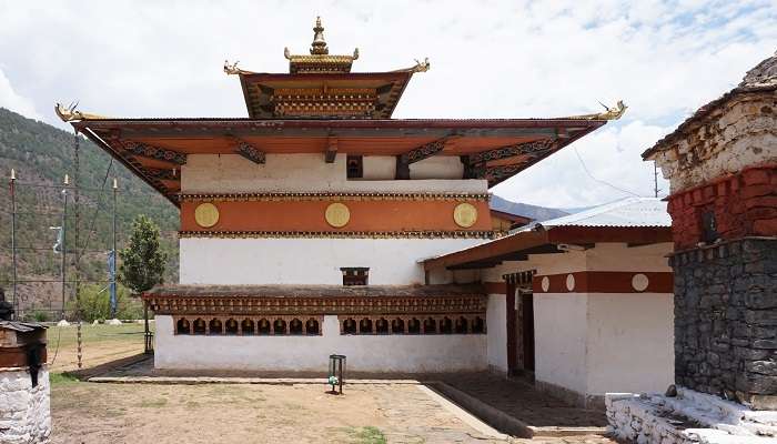 A stunning view of Chimi Lhakhang