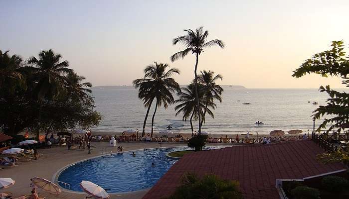 A majestic view of Cidade De Goa, one of the best luxury hotels in Goa