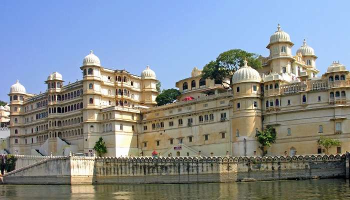 City Palace view in Udaipur