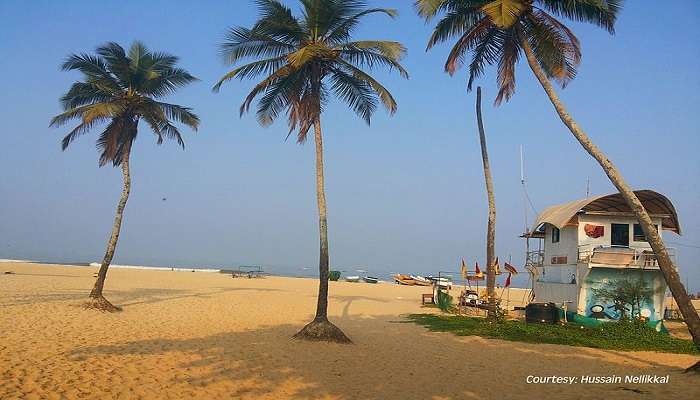 One of the famous beaches in Goa, Colva Beach 