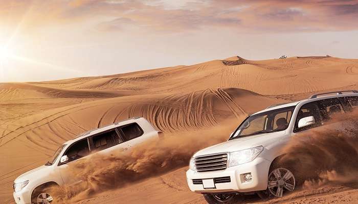 Take a desert drive, among free things to do in Dubai