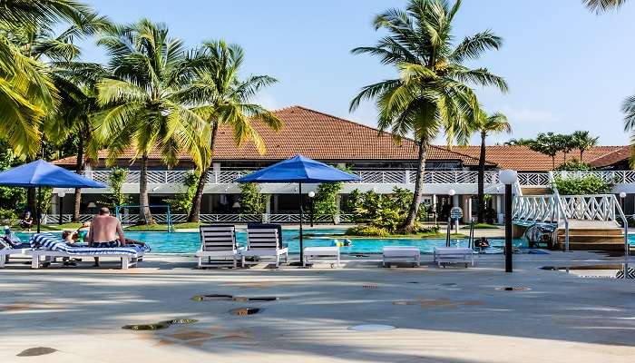 An amazing view of Dona Sylvia Beach Resort in Goa