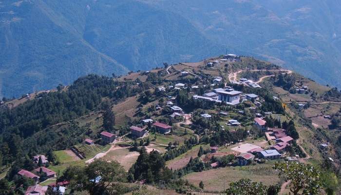 A delightful view of Drametse, one of the top tourist places in Bhutan