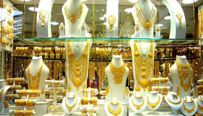 Dubai Gold Souks, one of the tourist places in Dubai