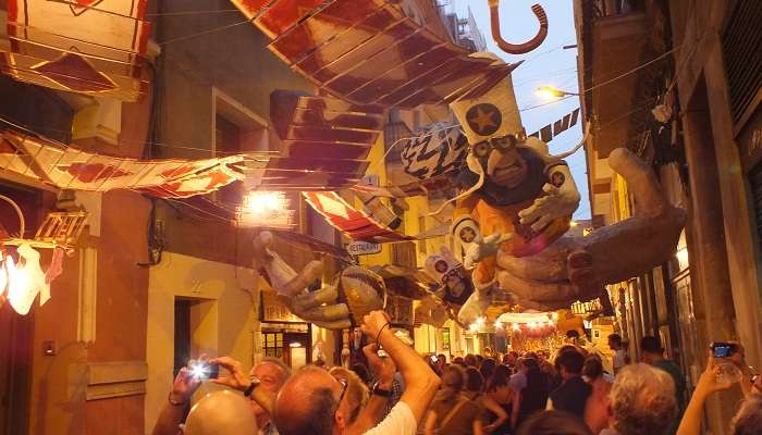 Festa Major De Gràcia in Spain in August is a riotous occasion.