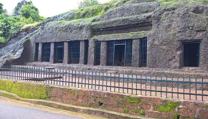 The view of Goan Caves, one of the offbeat things to do in Goa.