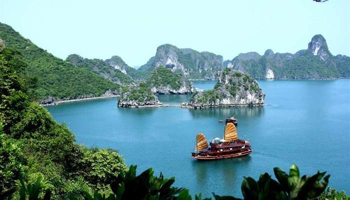 Cruising in Halong Bay