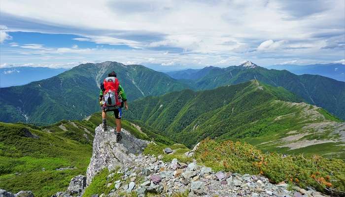 Hiking, Japan In July