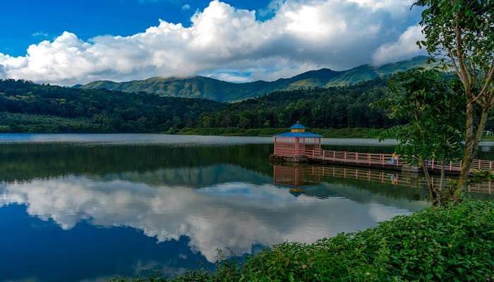 Hirekolale Lake Panoramic View which is one of the top places to visit in Chikamagalur