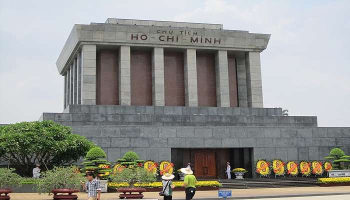 Ho Chi Minh’s Mausoleum is one of the places to visit in Vietnam