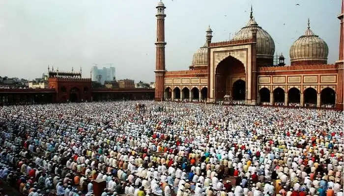 Muslims often gather for the Friday collective prayer