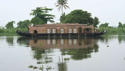 Kerala in November—houseboat cruising in lush green backwaters