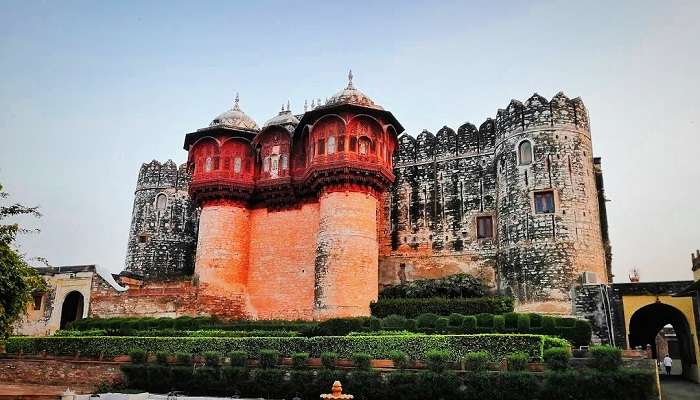 A majestic view of Khejarla Fort