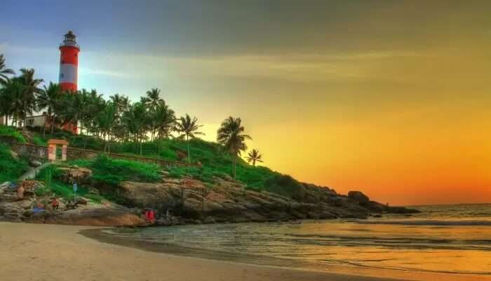 Kovalam is one of the best honeymoon destinations in February